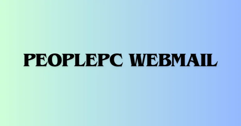 peoplepc webmail